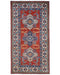 4x6 Feet Shirvan Red Afghan Hand Knotted Geometric Wool Area Rug